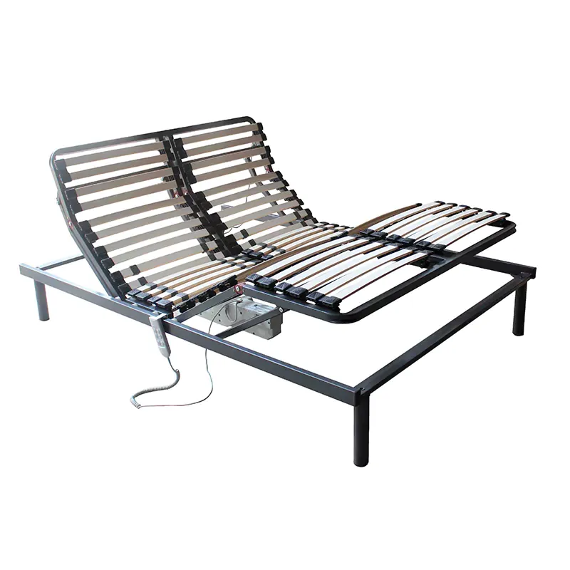 adjustable bed base with wired remote