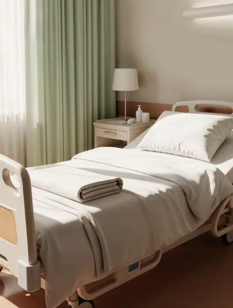adjustable bed in bedroom