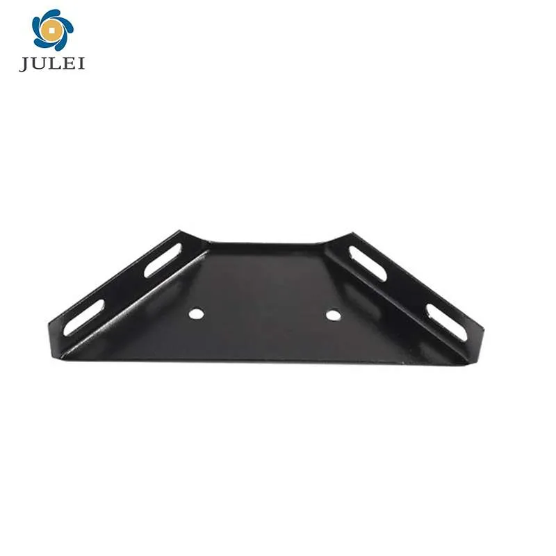 black metal bed frame support rail