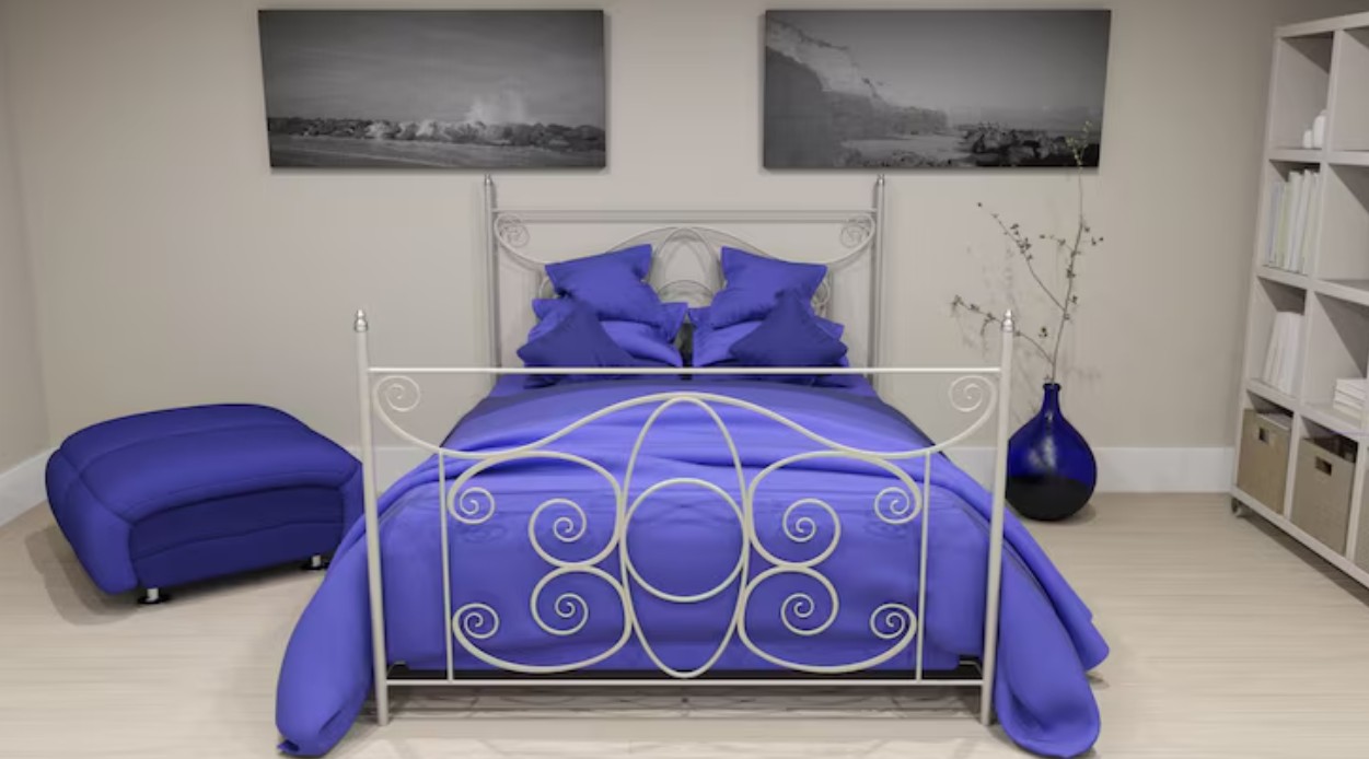 Heavy-Duty KD Metal Bed Frames for Mail Order: Knock-Down Design, Flat-Pack Packaging, Load Capacity and Wholesale Inspection